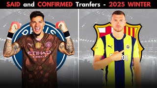 ALL LATEST CONFIRMED TRANSFER SUMMER AND RUMOURS 2025 WINTER  Dzeko Xavi Ederson [upl. by Bobker652]