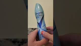 In Hand Review of Degree Advanced Antiperspirant Deodorant Dry Spray 72Hour [upl. by Spratt]