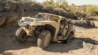 Polaris Defense launch the DAGOR UltraLight Combat Vehicle at AUSA 2014 [upl. by Acnoib]