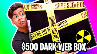 UNBOXING a 500 Dark Web Mystery Box [upl. by Ayekram]