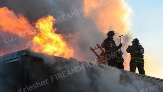 2nd Alarm in SubZero Temperatures  Shenandoah PA  010714 [upl. by Laaspere]