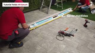 Instalar un toldo retráctil nunca fue tan fácil M1 SMART Gaviota México [upl. by Nadia57]