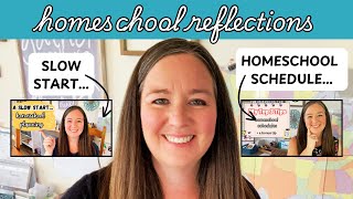 Homeschool Reflections Fall 2024  How Our SLOW START amp Homeschool Schedule Went [upl. by Nednerb85]