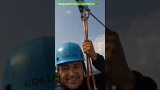 Zipline adventure in Happyland Nepal 🇳🇵subscribe nepal travel ytshorts adventure [upl. by Ztnarf953]