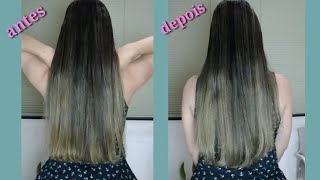 como cortar o cabelo em U sozinha [upl. by Aehsat565]