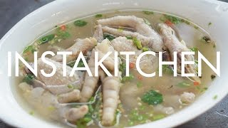 Chicken Feet Soup  Instakitchen Bangkok E9  Coconuts TV [upl. by Klemm]