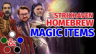 3 Homebrew Magic Items for Dungeons amp Dragons  MtG to DnD  Strixhaven DampD Magic Items [upl. by Artimid167]