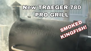 New Traeger 780 Pro grill And SMOKER Kingfish [upl. by Adniralc134]