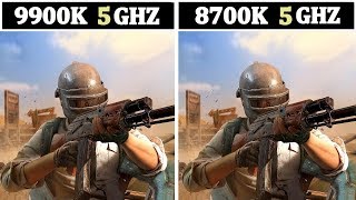 5GHZ I9 9900K vs 5GHZ I7 8700K  Tested 15 Games [upl. by Etnaik]