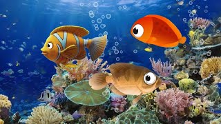 Lullaby for Babies to go to Sleep 🐟Baby Sleep Music🐟Soothing Fishes🐟Fish Animation fishlullaby 49 [upl. by Nesiaj909]