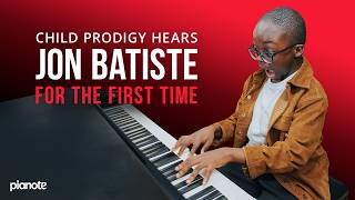 Child Prodigy Hears Jon Batiste For The First Time [upl. by Ttennej260]