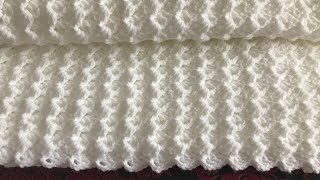 Easiest crochet baby blanketCrochet blanket patternCrochet shawl [upl. by Lyndon]