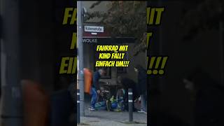 fahrschule unfall Fahrrad fällt einfach um [upl. by Garald]