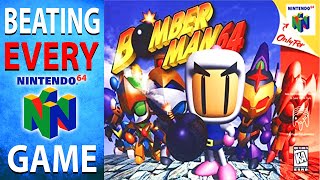 Beating EVERY N64 Game  Bomberman 64 62394 [upl. by Gahl]