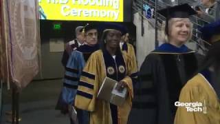 Fall 2016 Hooding Ceremony Georgia Tech Commencement [upl. by Christiana]