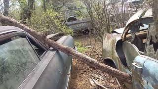 exploring the old cars at Hammonds Auto Exchange [upl. by Enaitsirhc206]