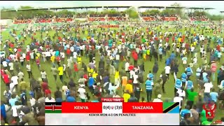 CRAZY Celebrations as Kenya defeats Tanzania to progress to CECAFA U18 Finals [upl. by Quince92]