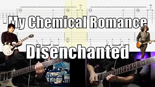 My Chemical Romance Disenchanted Guitar Cover With Tab Frank Iero Ray Toro [upl. by Relyuc]