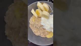 Super easy porridge Just a few simple ingredients 🫐🥣🌟porridge healthybreakfast dates fruits [upl. by Stavros]