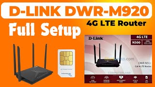 DLink DWRM920 4G LTE Router  How To Configuretion DLink 4G LTE Router dlink [upl. by Morehouse]