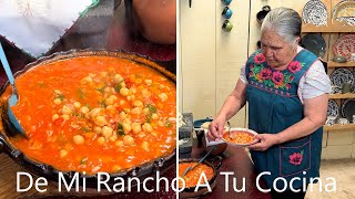 La Autentica Sopa De Garbanzos De Mi Rancho A Tu Cocina [upl. by Eibbob112]