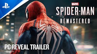 Marvels SpiderMan Remastered  PC Reveal Trailer [upl. by Mallory]