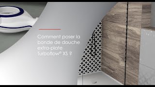 DOUCHE Comment poser la bonde de douche extraplate Turboflow® XS [upl. by Maillij]