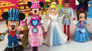 Disney Minnies Wind up Toy ❤❤❤ Mickey Mouse and Disney Princess plus Kinder Surprise Egg [upl. by Ocram663]