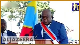 🇨🇩 Felix Tshisekedi sworn in as DR Congo president l Al Jazeera English [upl. by Akerdnahs]