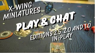 Xwing Miniatures Game Play amp Chat Live on TTS  25 vs 20 vs 10 ingame [upl. by Nebuer]