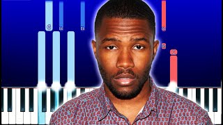 Frank Ocean  Chanel Piano Tutorial [upl. by Azalea633]