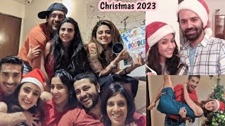 Sanaya Irani return from USA and celebrate Christmas 2023 with Barun Sobti Mohit Sehgal  Sanaya [upl. by Ries26]