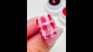 Winter Plush Plaid nails nailart beauty diynaildesigns naildesign diy nailinspro [upl. by Attaynik764]