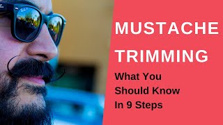 Mustache Trimming What You Should Know in 9 Steps [upl. by Weyermann]