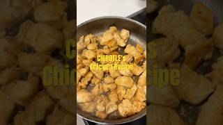 Chipotles Chicken Recipe 🔥 ytshorts food cooking homeade foodie [upl. by Adnov896]