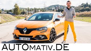 Renault Mégane RS 2018 280 PS 390 Nm Test  Fahrbericht Landstraße und Rennstrecke  Review [upl. by Kerwon]