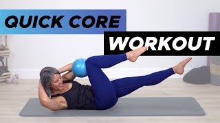 Mini Ball Abs Workout  10 MIN PILATES ABS [upl. by Waldo]