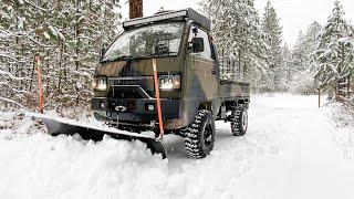 This Truck Is A Snow Plowing BEAST [upl. by Lac962]