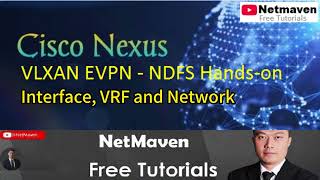 2 Nexus VXLAN EVPN NDFC Handson  Interface VRF and Network [upl. by Hercules]