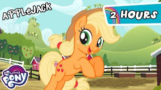 My Little Pony Friendship is Magic  Applejack BEST Episodes  2 Hour Compilation  MLP Episodes [upl. by Secunda]