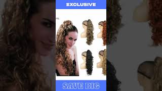 Long Curly Claw Clip Hair Extensions [upl. by Hsivat]