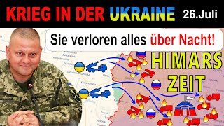 26JULI HIMARSSCHLÄGE UND PARTISANENKAMPF bei Chasiv Yar  UkraineKrieg [upl. by Esiole]