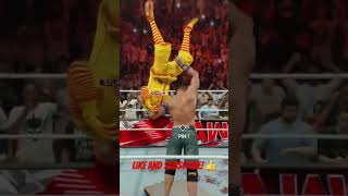 John Cena beats up Ronald McDonald 🫡 wwe johncena mcdonalds wrestling プロレス [upl. by Natie237]