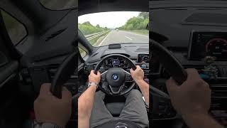 BMW 220i top Speed Germany Autobahn [upl. by Enelav]