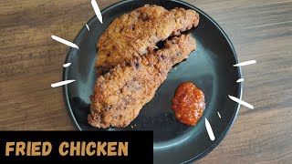 FRIED CHICKEN breast indian style  chicken fry recipe at home EASY  chicken breast recipe in HINDI [upl. by Isidor]