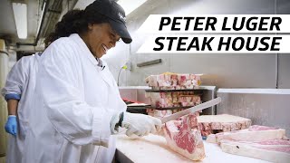 How Legendary NY Steakhouse Peter Luger Makes the Perfect Steak — Plateworthy with Nyesha Arrington [upl. by Enohs392]