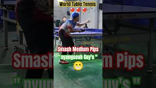 Smash Medium Pips worldtabletennis pingpong tabletennisplayer sports tenismeja tabletennis [upl. by Kovar]