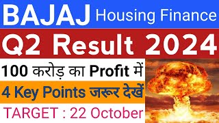 Bajaj Housing Finance Q2 Result 2024  Bajaj Housing Finance Share Price  Stock Market Tak [upl. by Enajyram667]