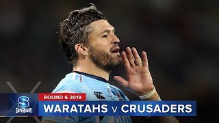 Waratahs v Crusaders  Super Rugby 2019 Rd 6 Highlights [upl. by Euphemie]