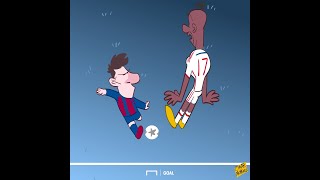 Messi vs Boateng [upl. by Awahsoj]